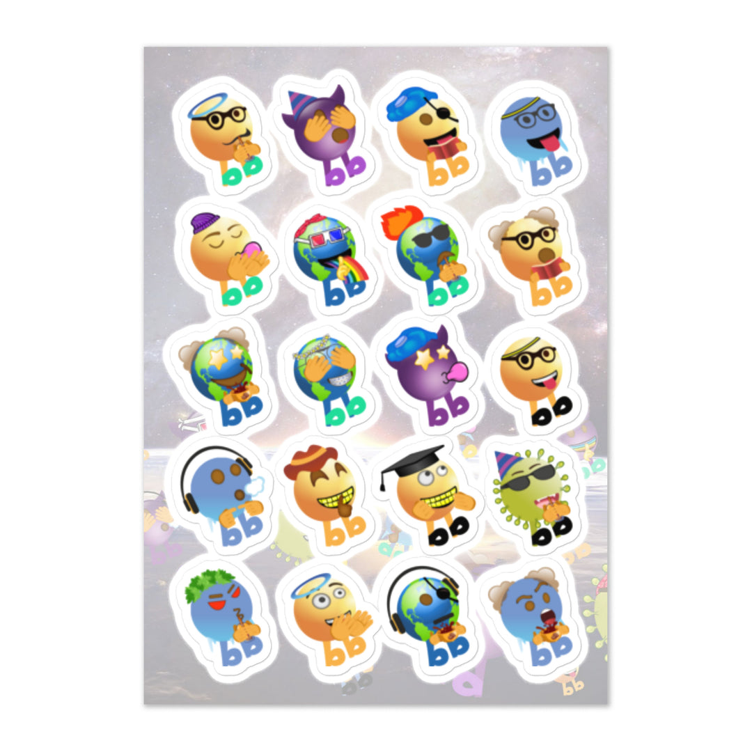 Megabb Buddy Stickers - Emojibb