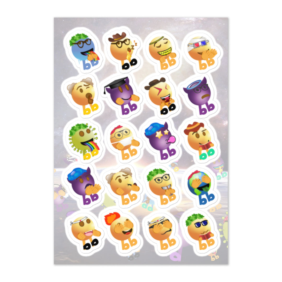 Megabb Buddy Stickers - Emojibb