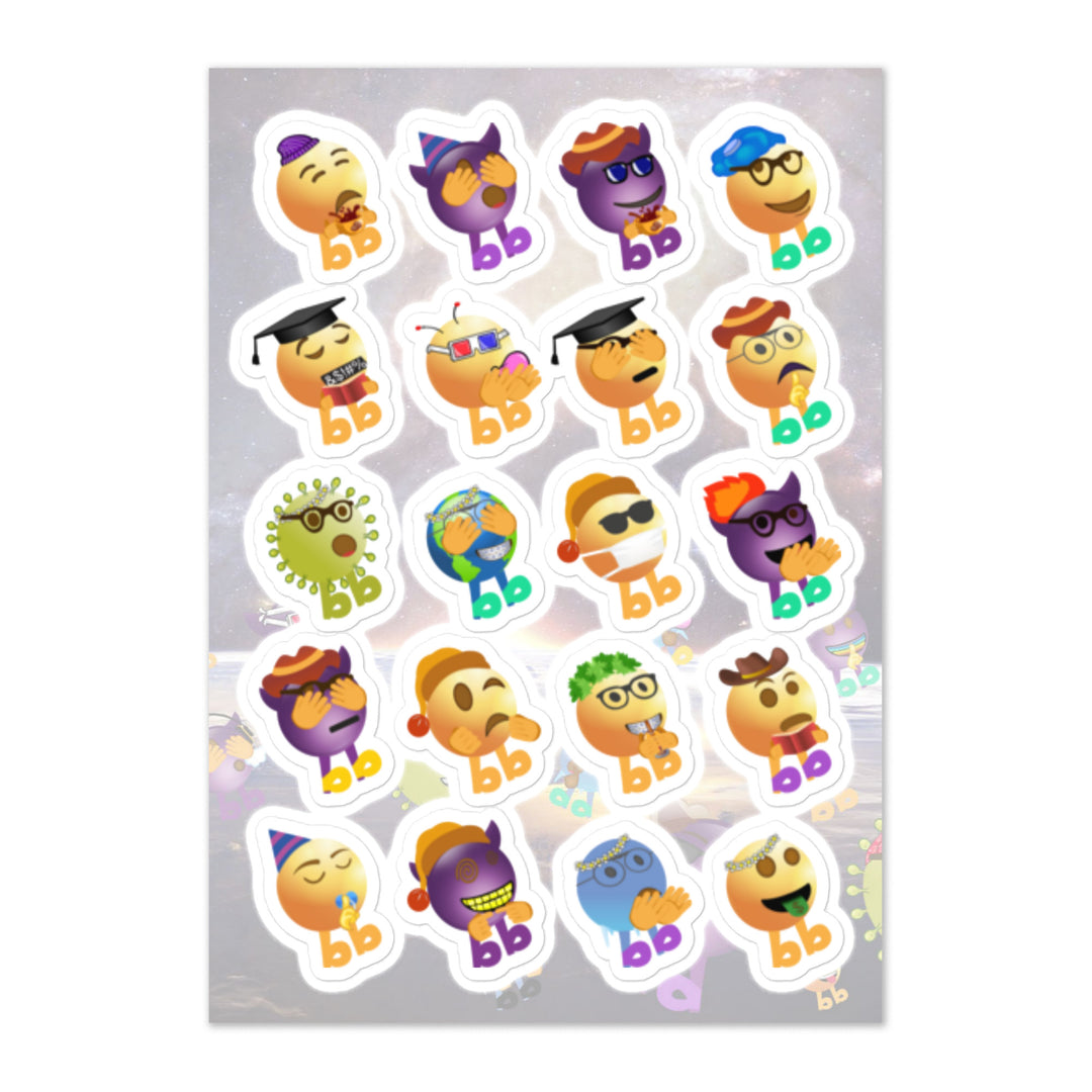 Megabb Buddy Stickers - Emojibb