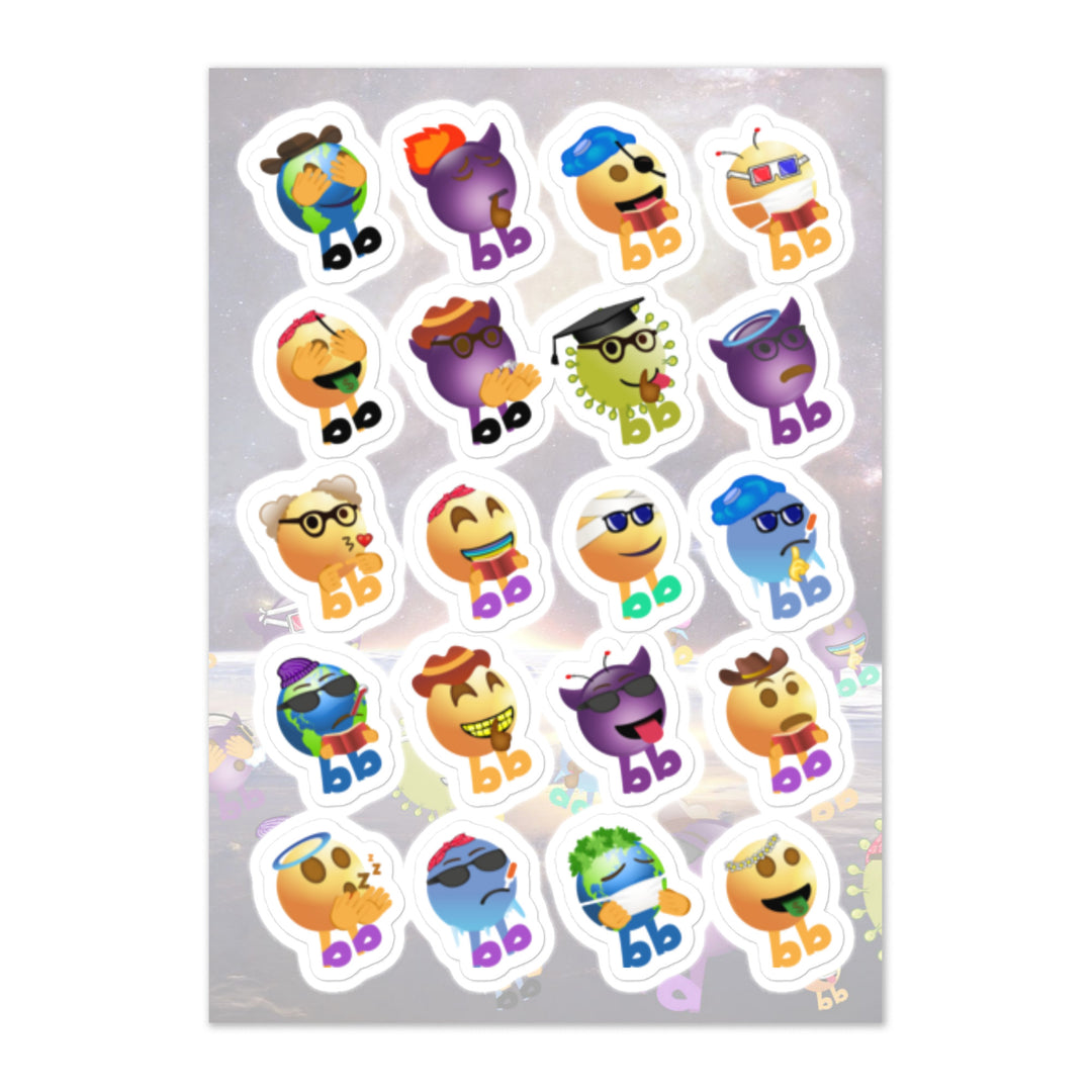 Megabb Buddy Stickers - Emojibb