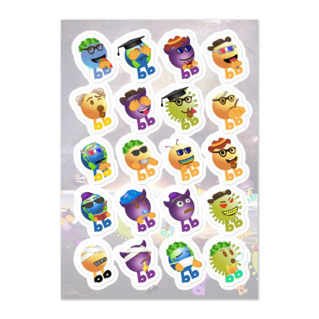 Megabb Buddy Stickers - Emojibb