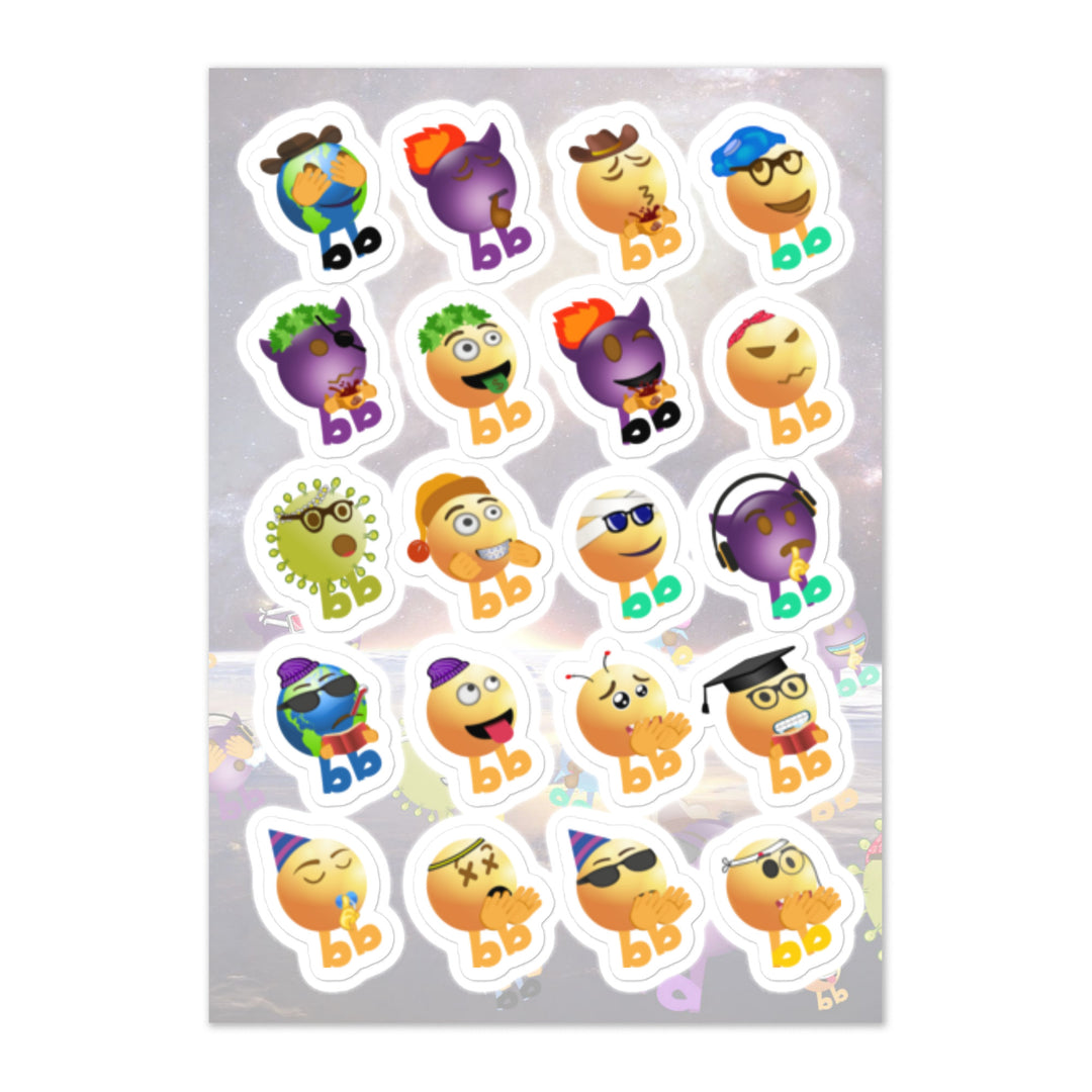 Megabb Buddy Stickers - Emojibb