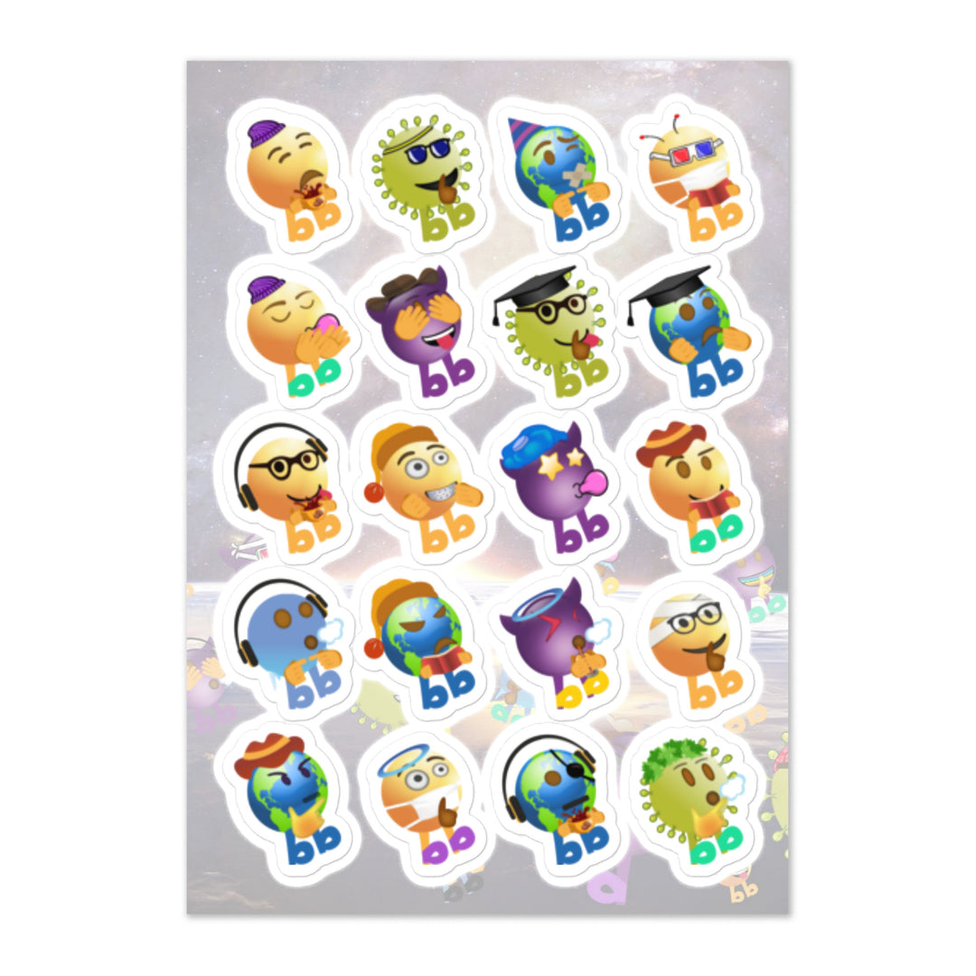 Megabb Buddy Stickers - Emojibb