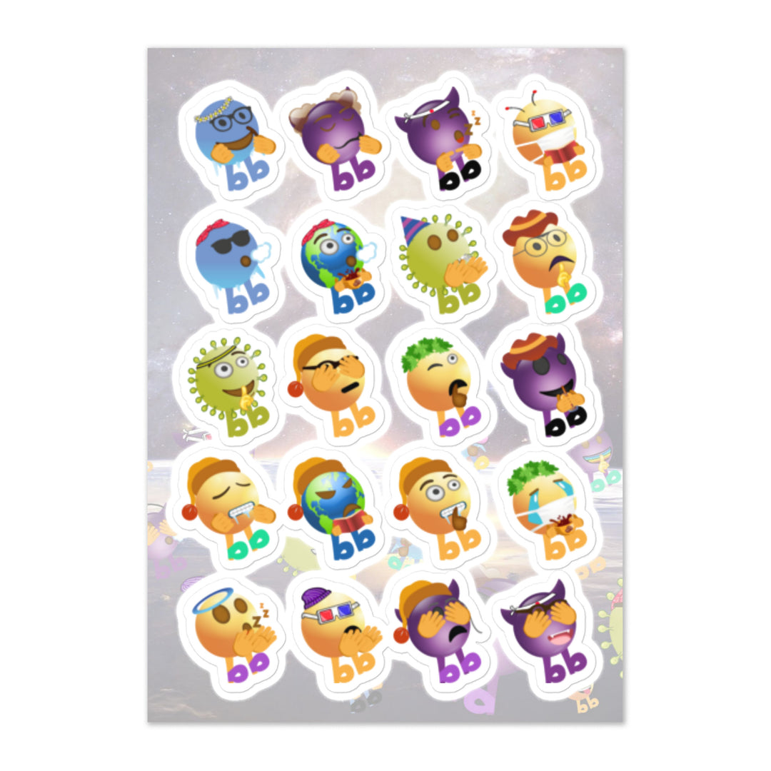 Megabb Buddy Stickers - Emojibb