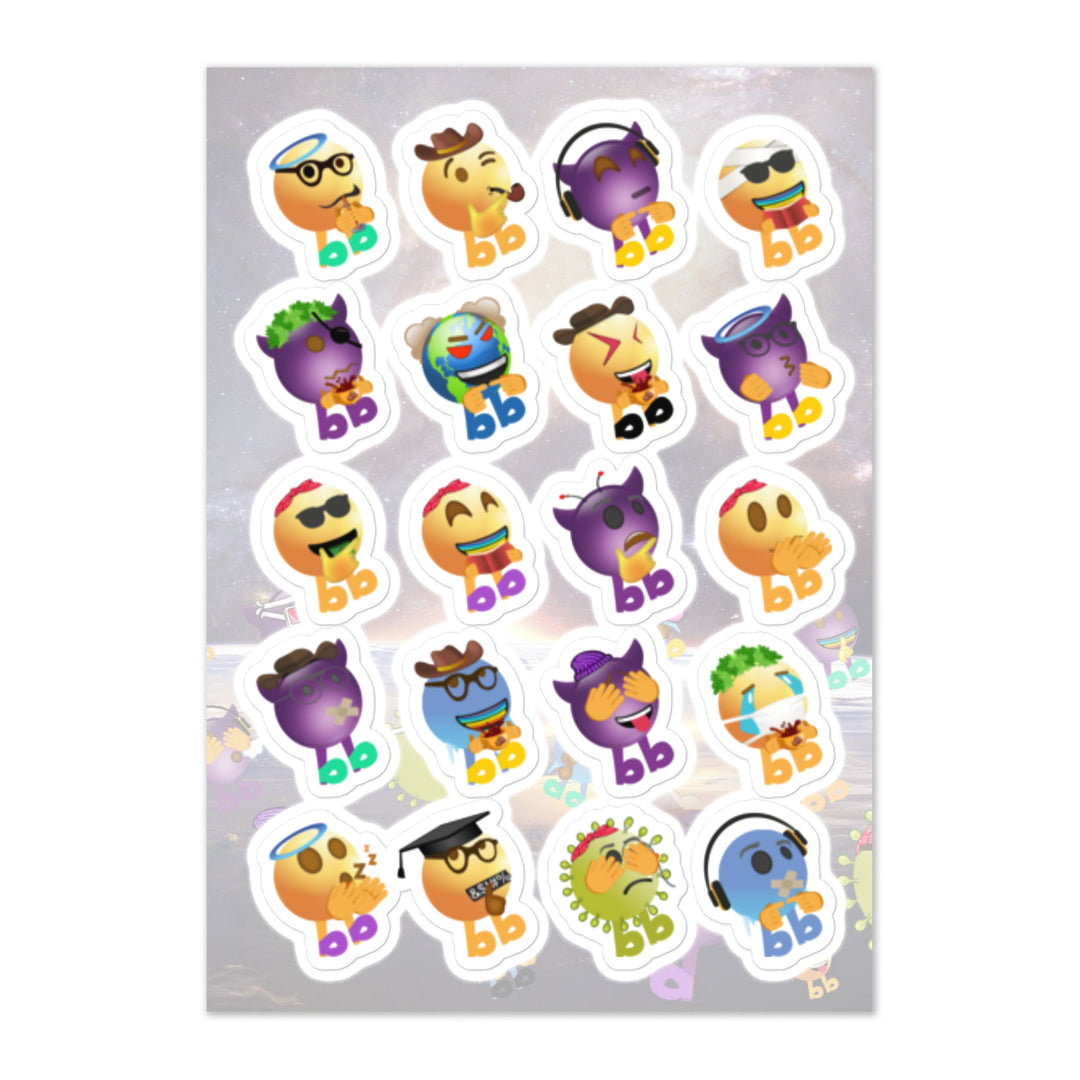 Megabb Buddy Stickers - Emojibb