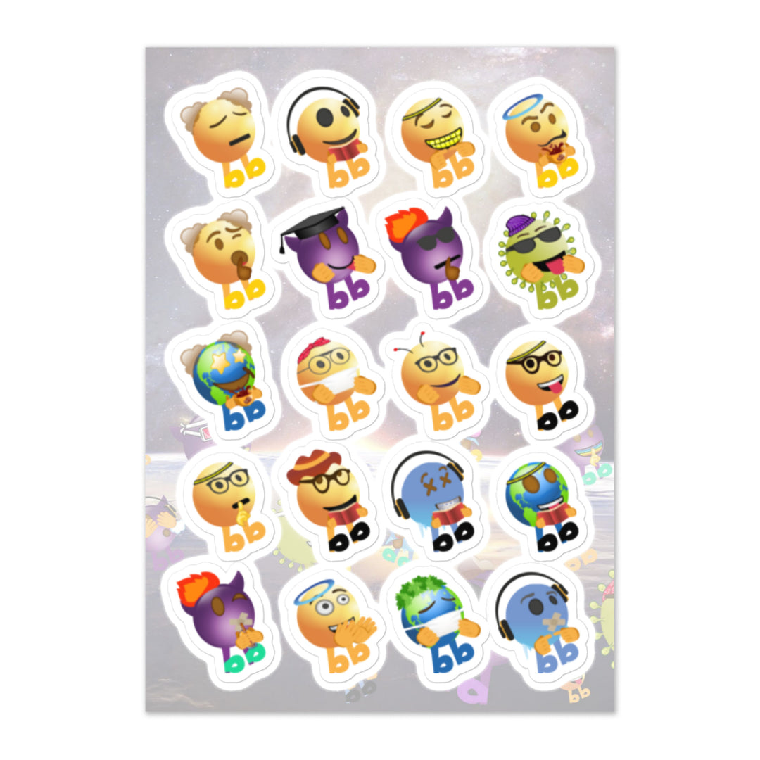 Megabb Buddy Stickers - Emojibb