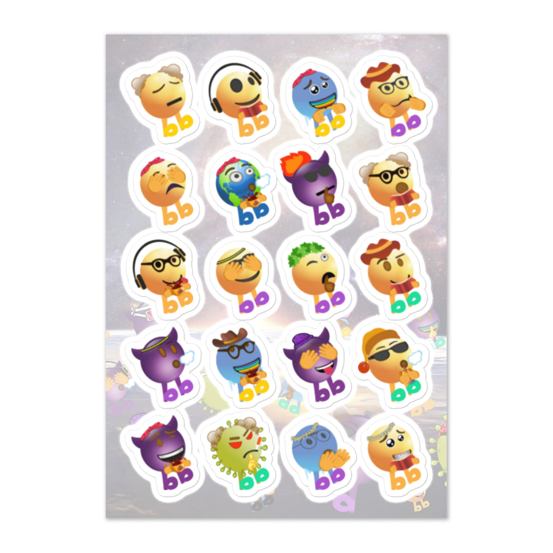 Megabb Buddy Stickers - Emojibb