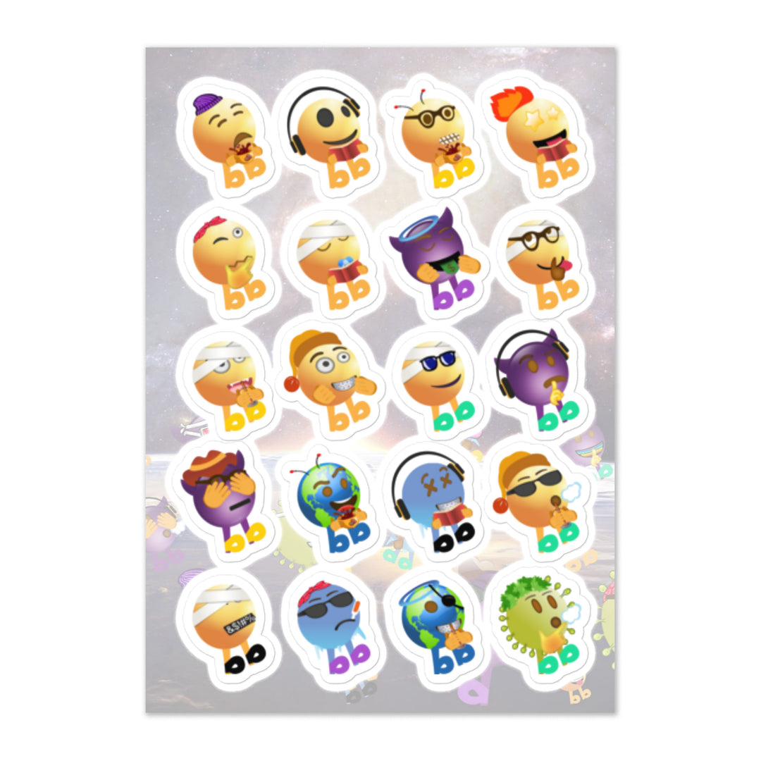 Megabb Buddy Stickers - Emojibb