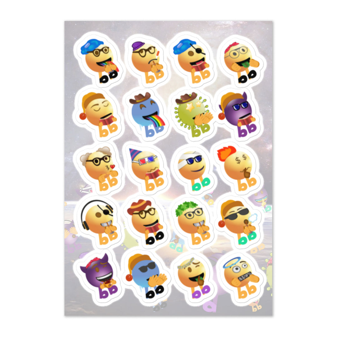 Megabb Buddy Stickers - Emojibb