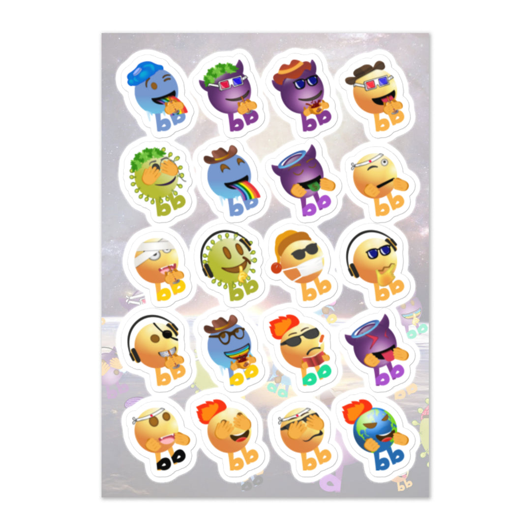 Megabb Buddy Stickers - Emojibb
