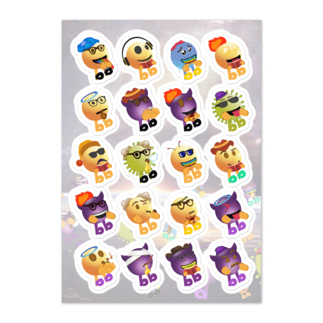 Megabb Buddy Stickers - Emojibb