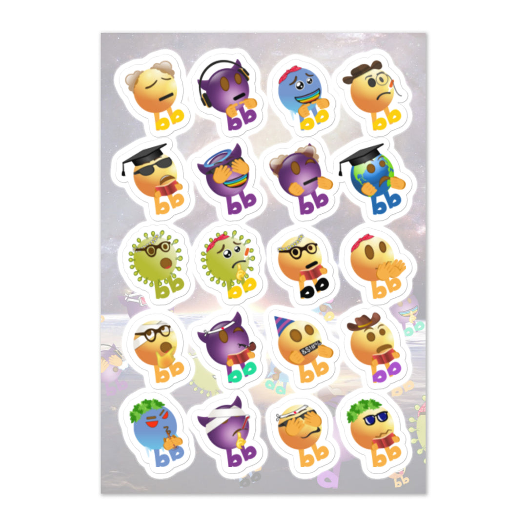 Megabb Buddy Stickers - Emojibb