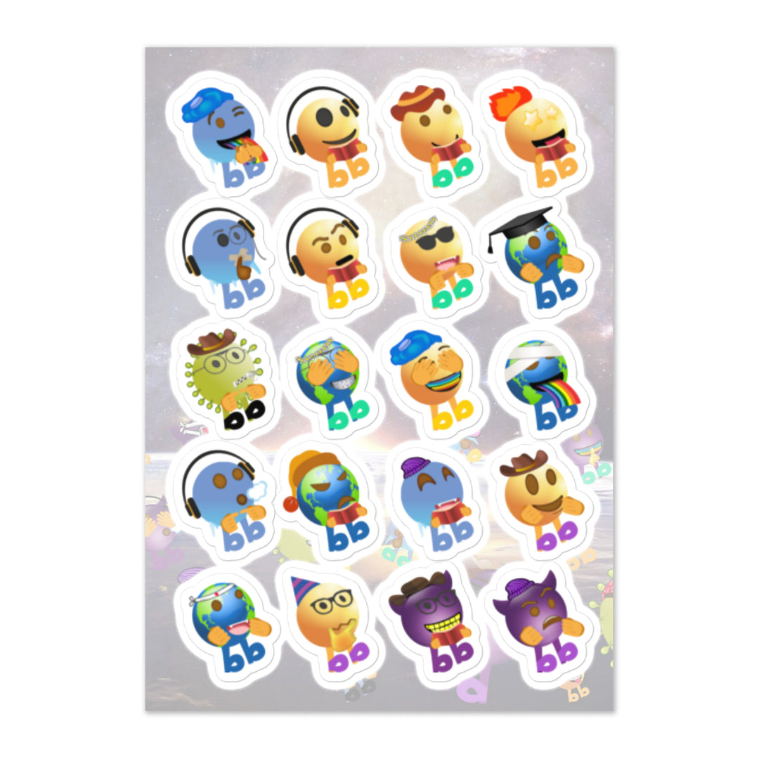 Megabb Buddy Stickers - Emojibb