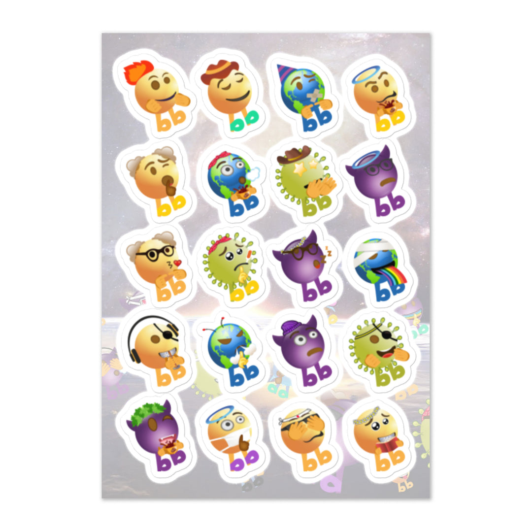 Megabb Buddy Stickers - Emojibb