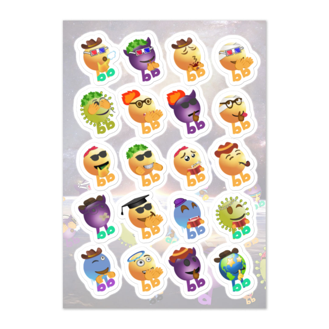 Megabb Buddy Stickers - Emojibb