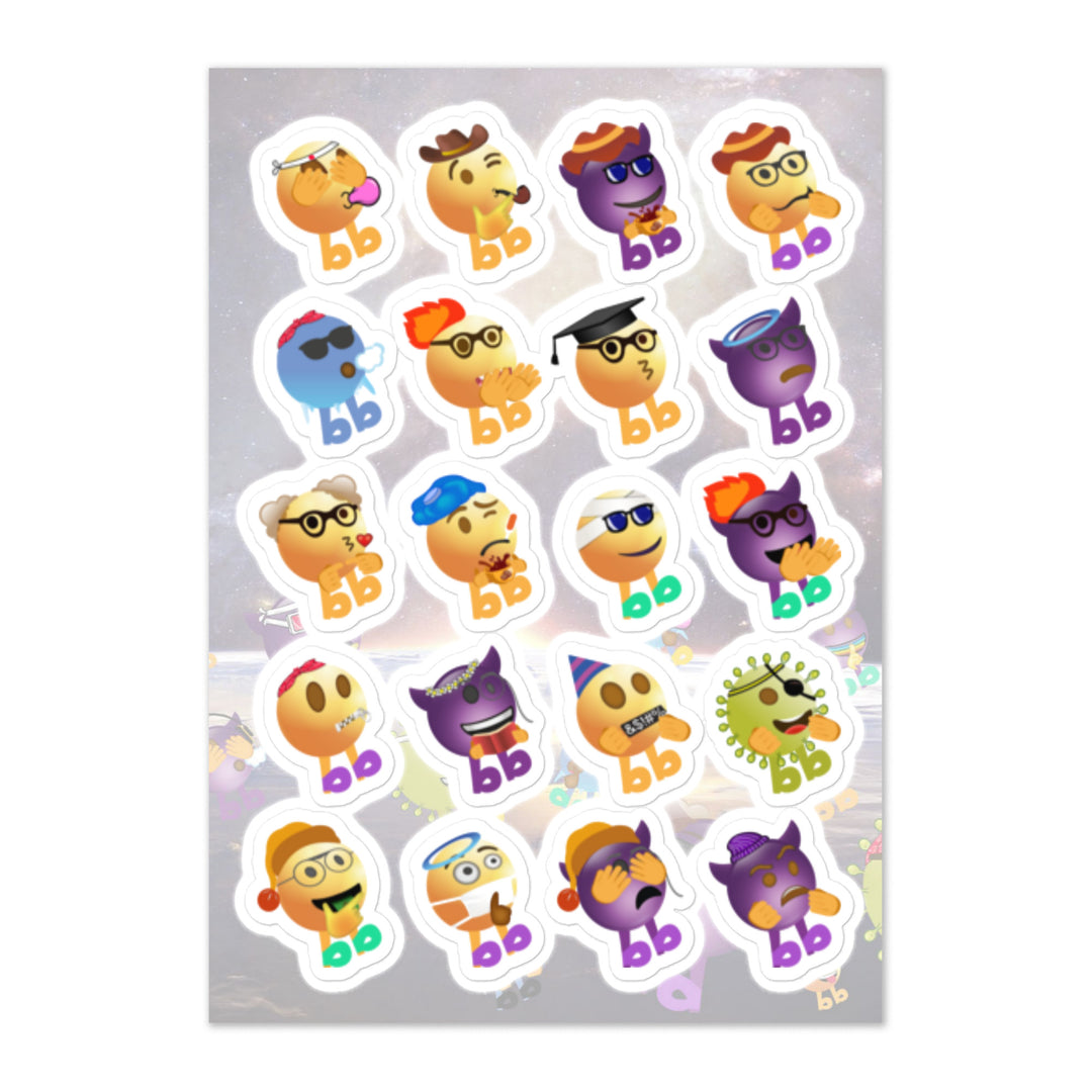 Megabb Buddy Stickers - Emojibb