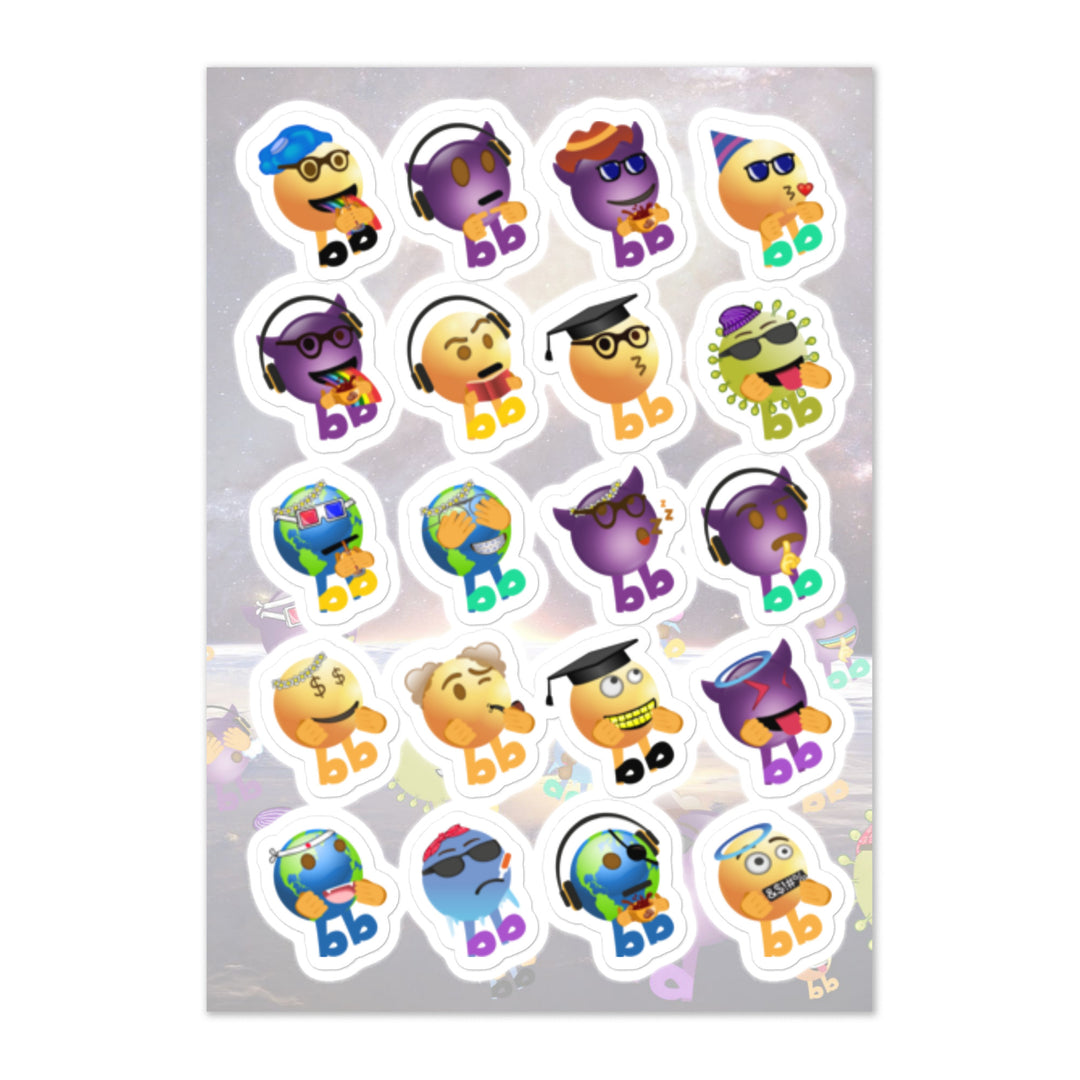 Megabb Buddy Stickers - Emojibb