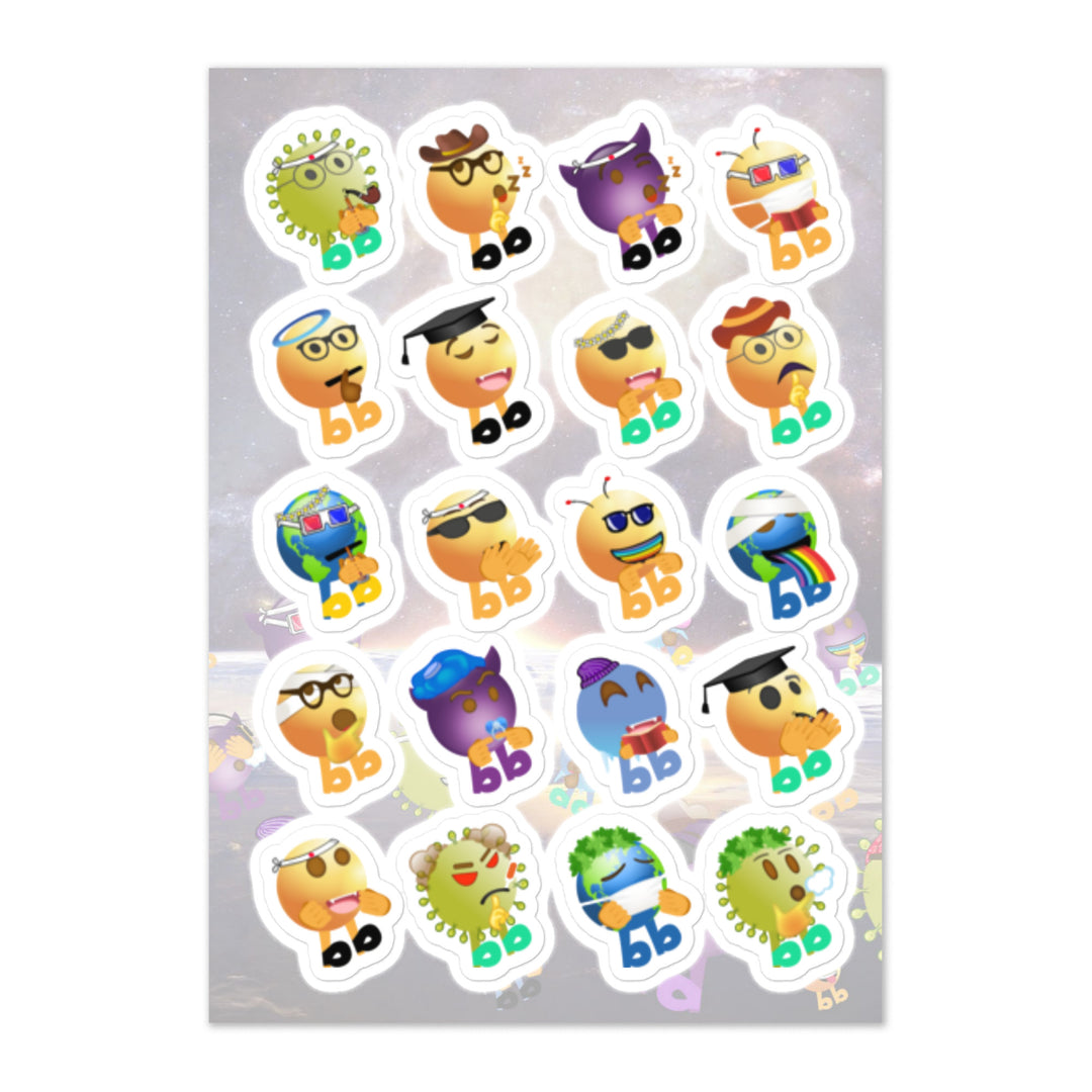 Megabb Buddy Stickers - Emojibb