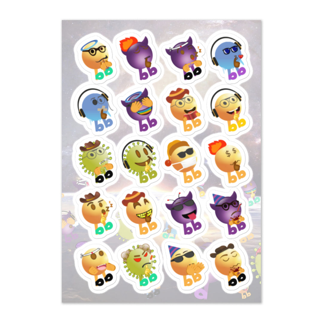 Megabb Buddy Stickers - Emojibb