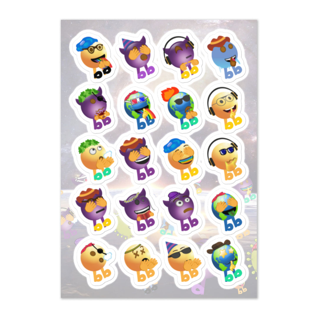 Megabb Buddy Stickers - Emojibb