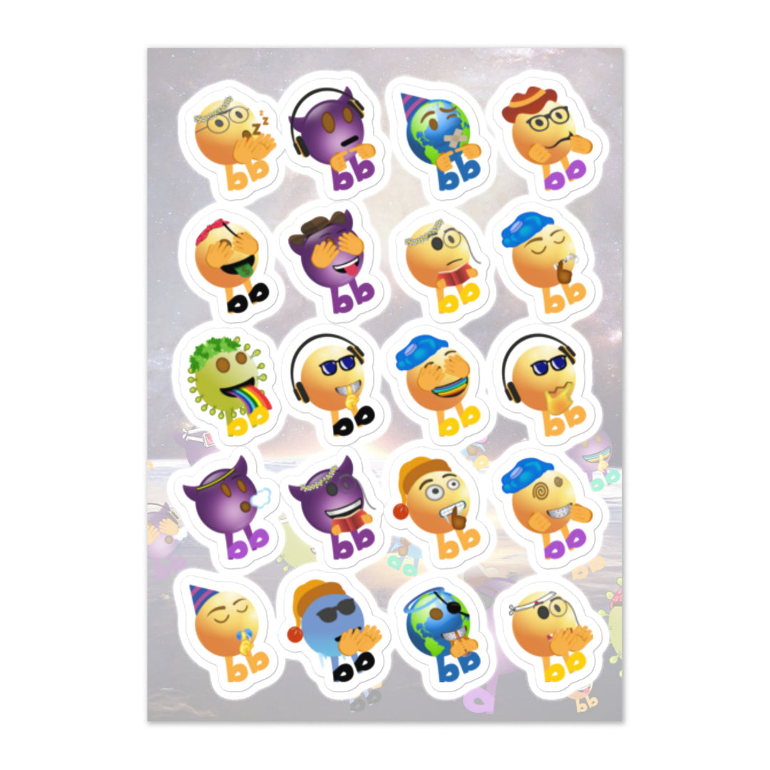 Megabb Buddy Stickers - Emojibb