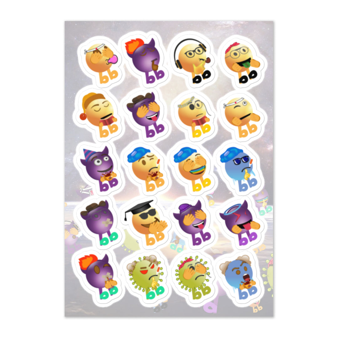 Megabb Buddy Stickers - Emojibb