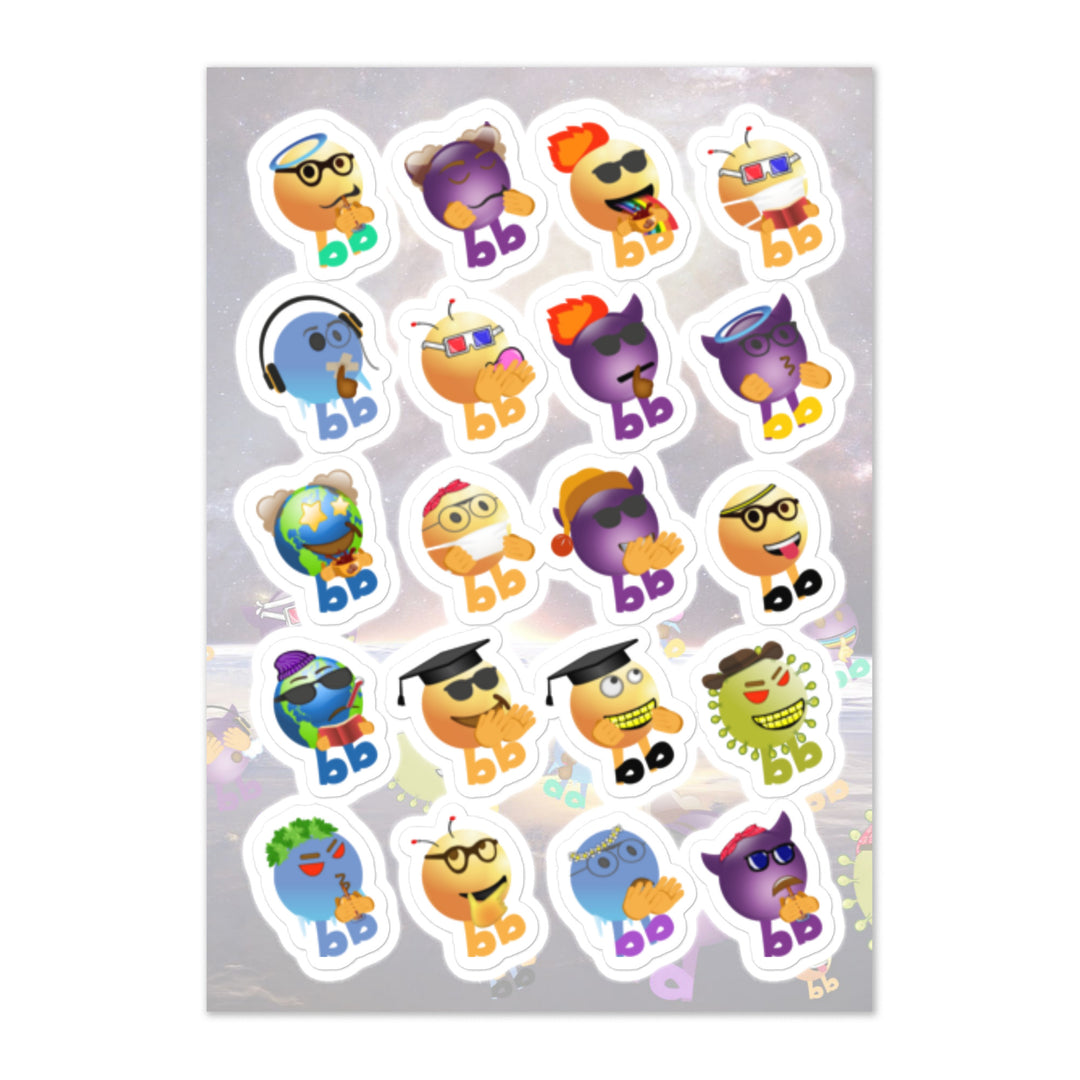 Megabb Buddy Stickers - Emojibb