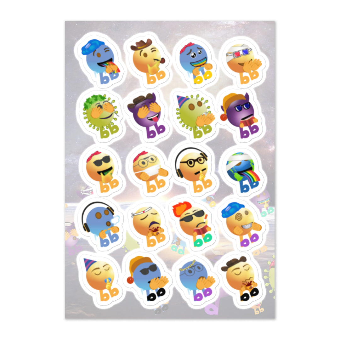 Megabb Buddy Stickers - Emojibb