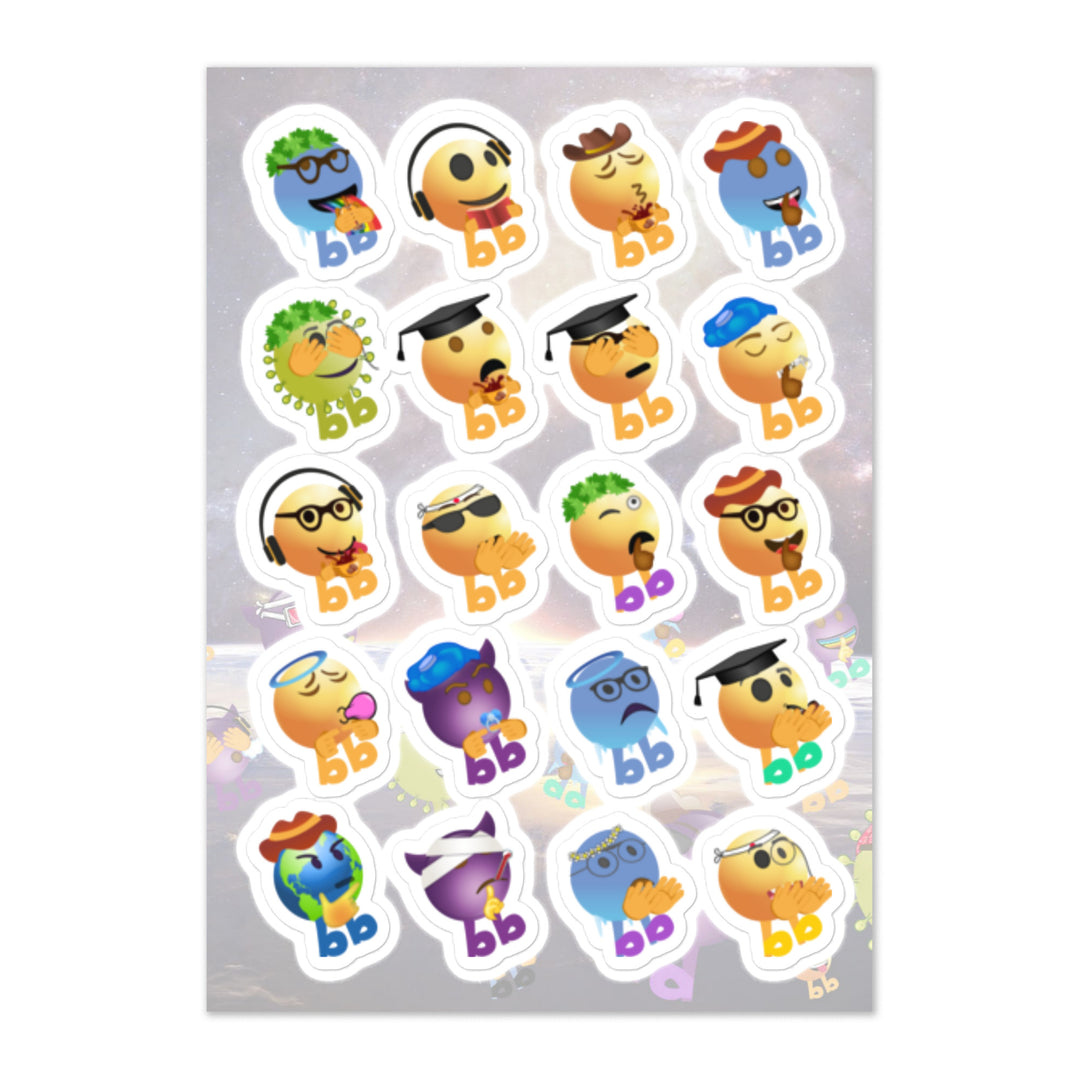 Megabb Buddy Stickers - Emojibb