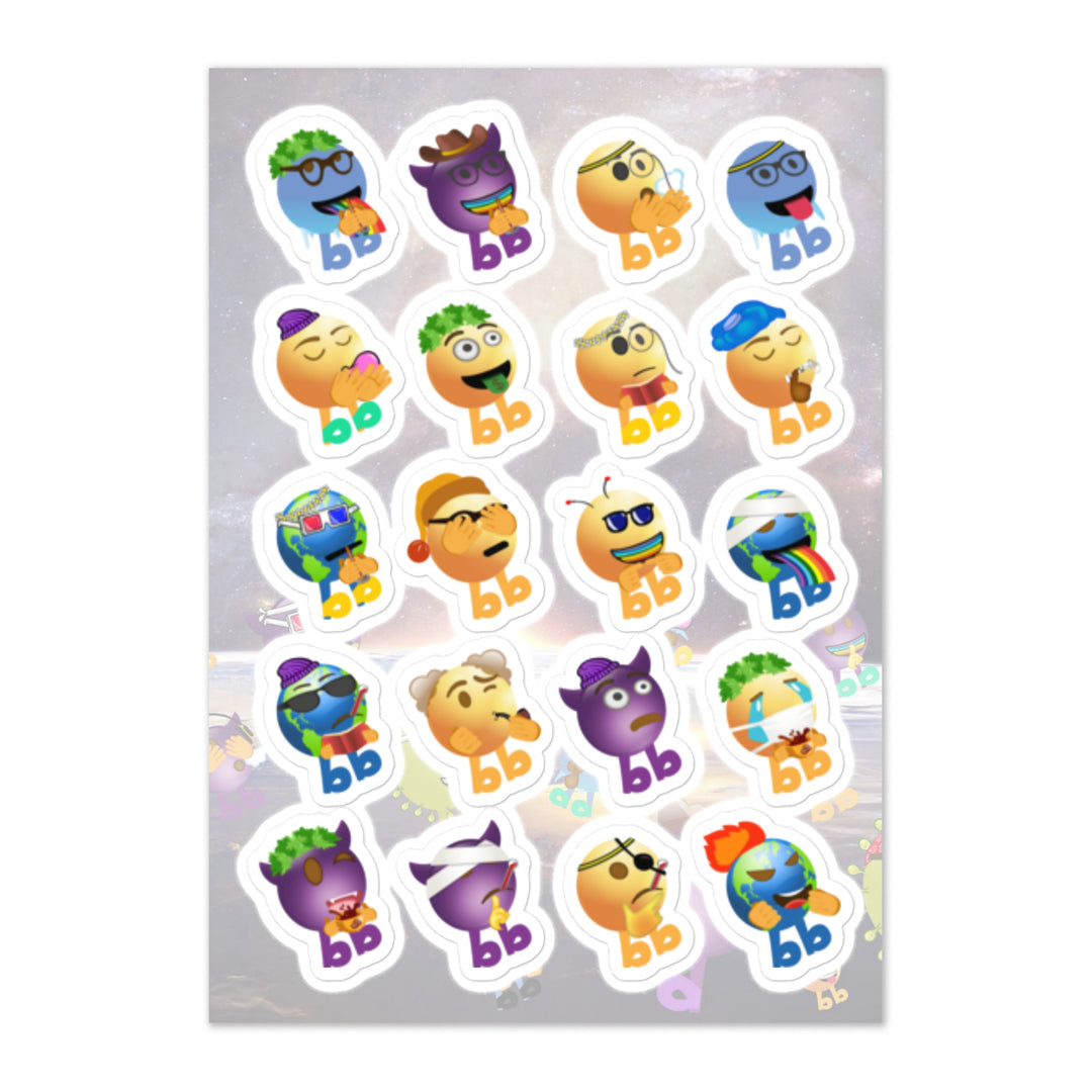 Megabb Buddy Stickers - Emojibb