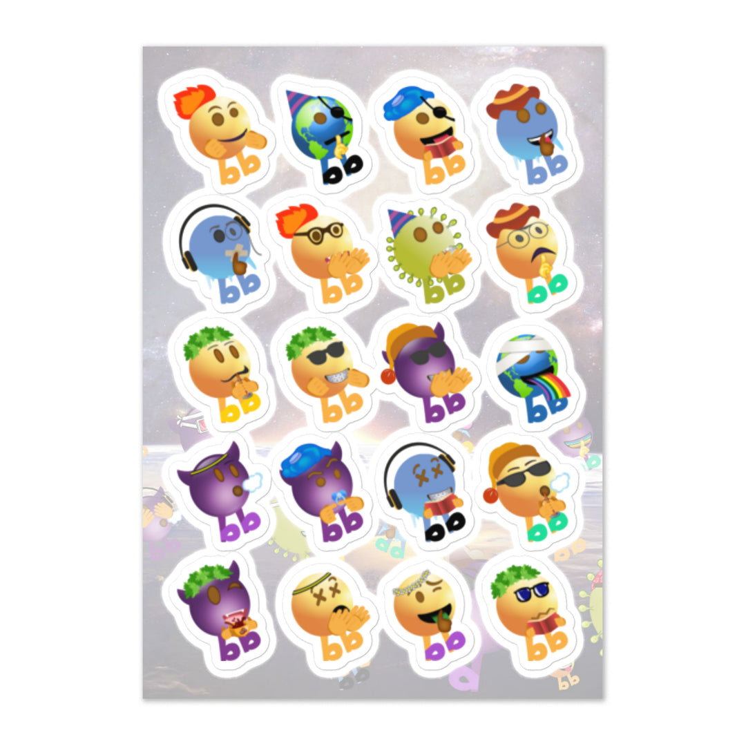 Megabb Buddy Stickers - Emojibb