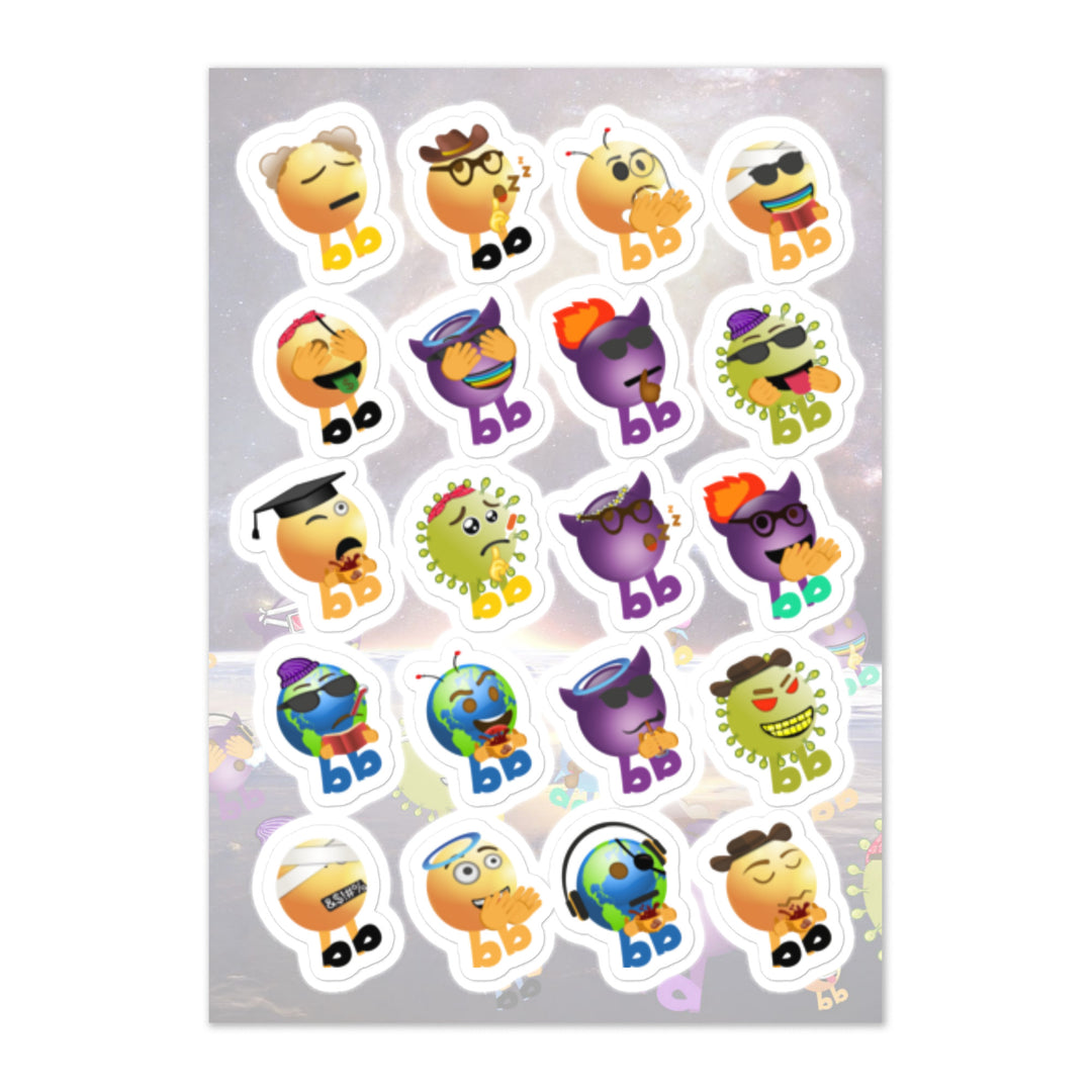 Megabb Buddy Stickers - Emojibb