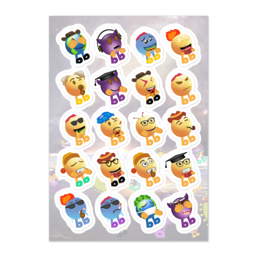 Megabb Buddy Stickers - Emojibb