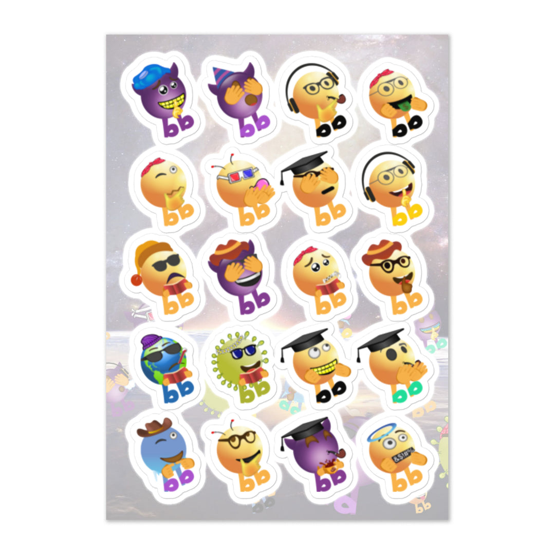 Megabb Buddy Stickers - Emojibb