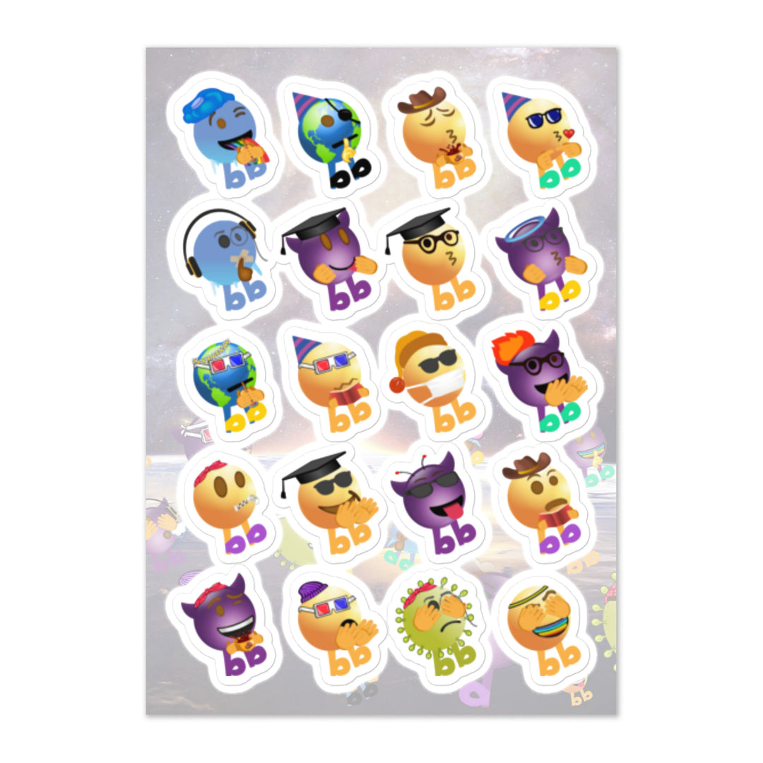 Megabb Buddy Stickers - Emojibb