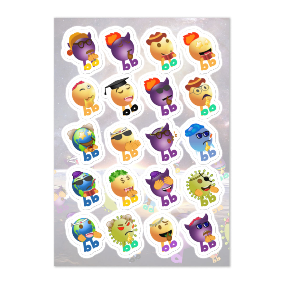 Megabb Buddy Stickers - Emojibb