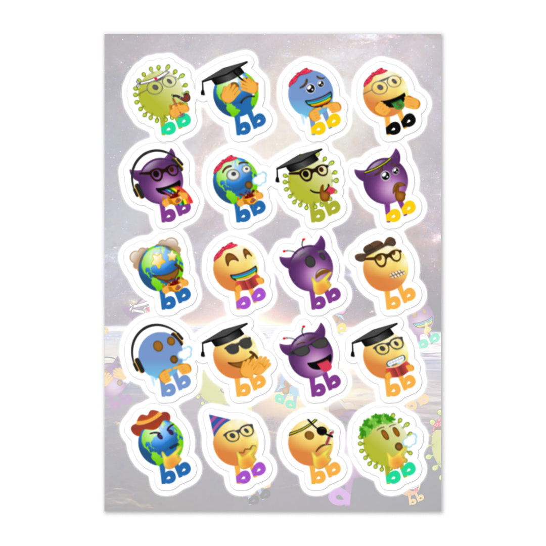 Megabb Buddy Stickers - Emojibb