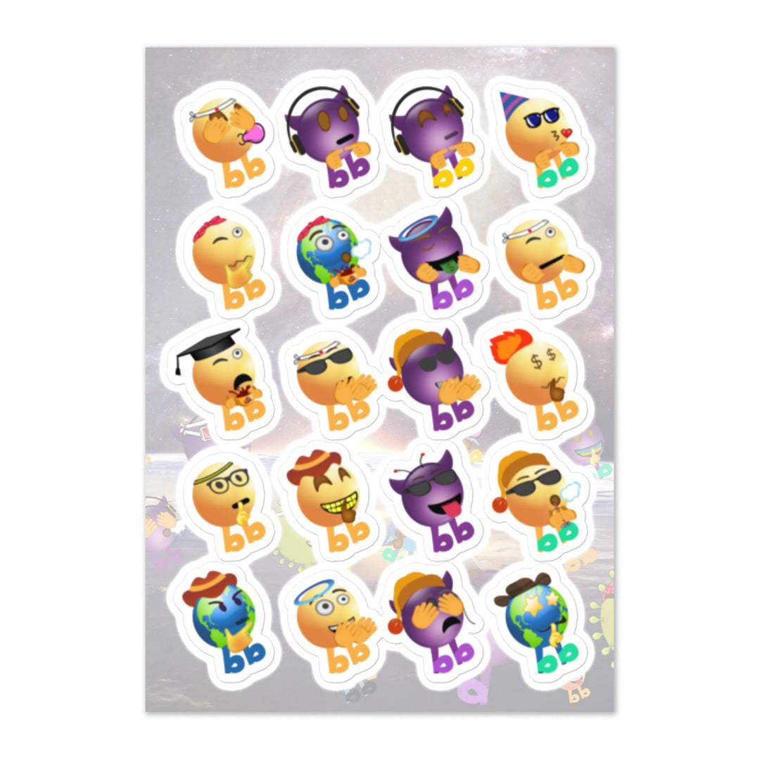 Megabb Buddy Stickers - Emojibb