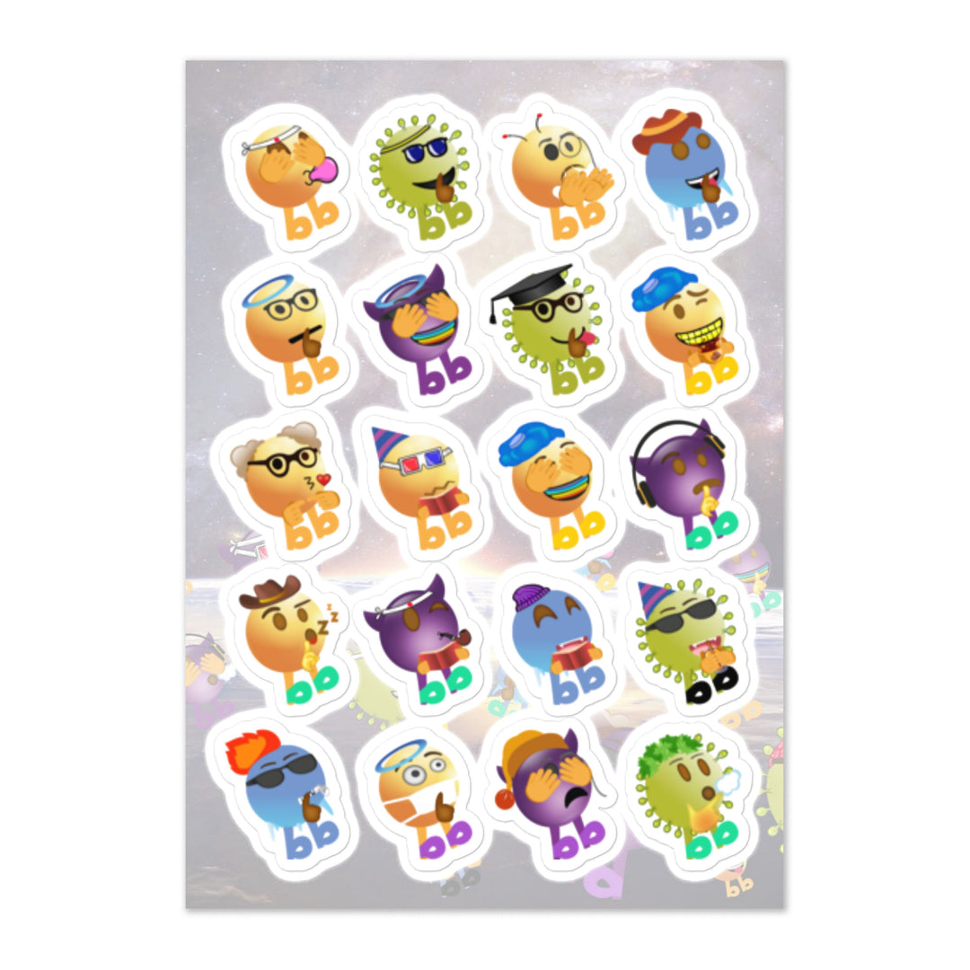 Megabb Buddy Stickers - Emojibb