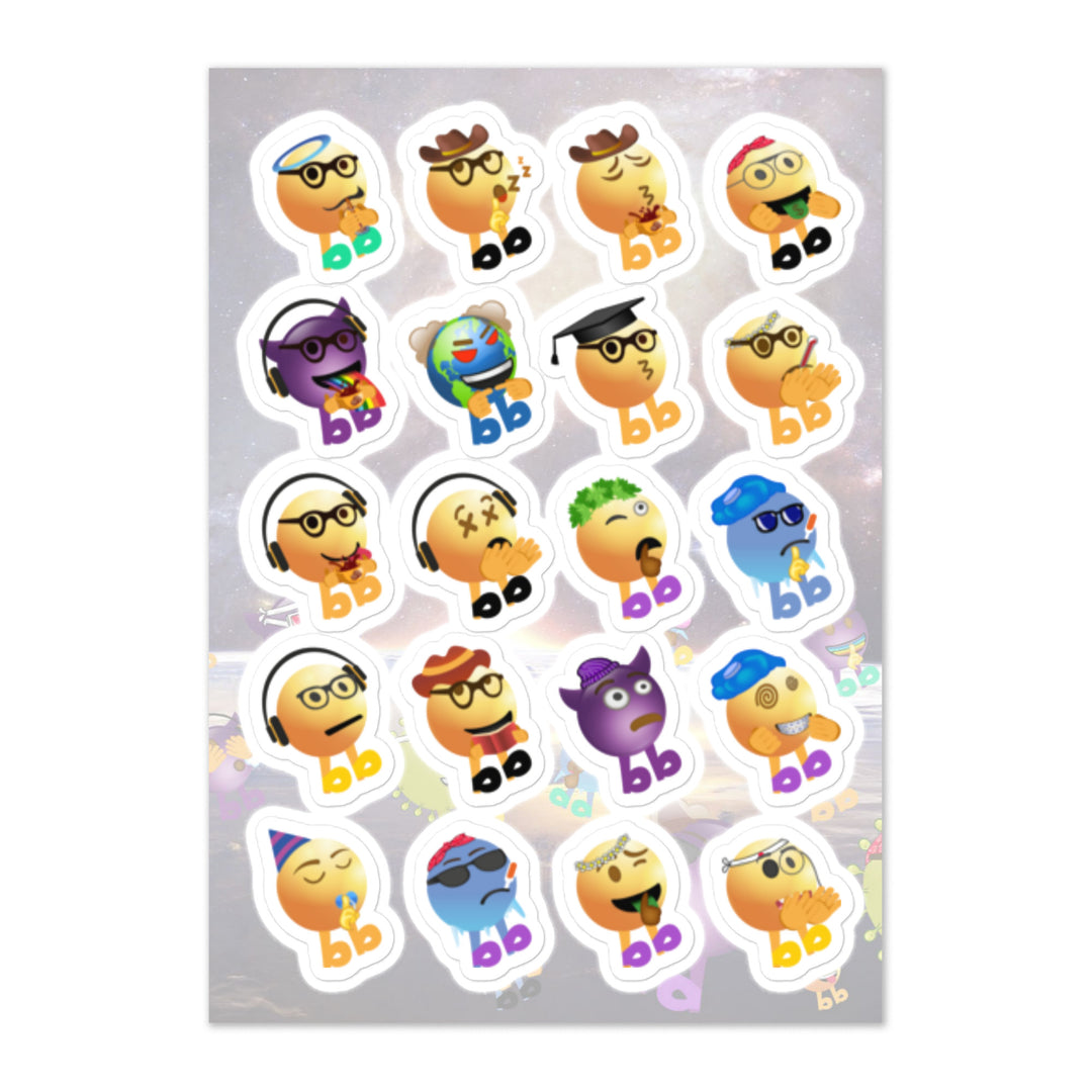 Megabb Buddy Stickers - Emojibb