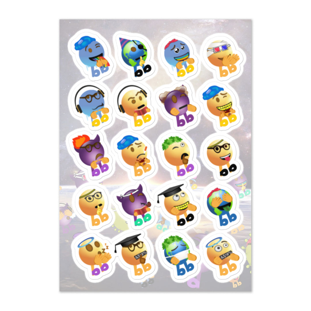 Megabb Buddy Stickers - Emojibb