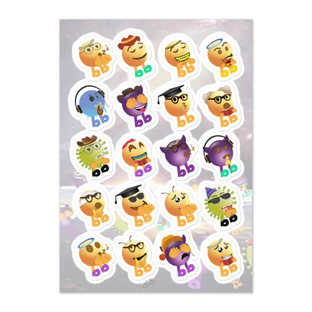 Megabb Buddy Stickers - Emojibb