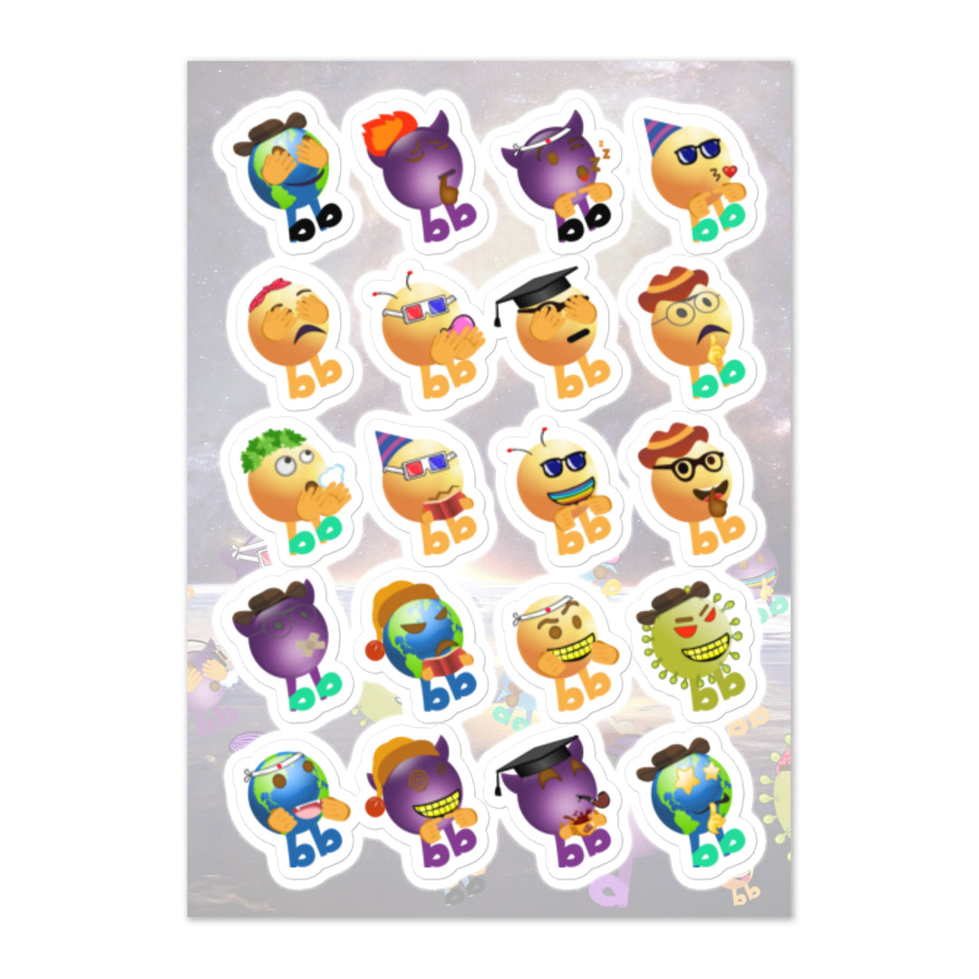 Megabb Buddy Stickers - Emojibb