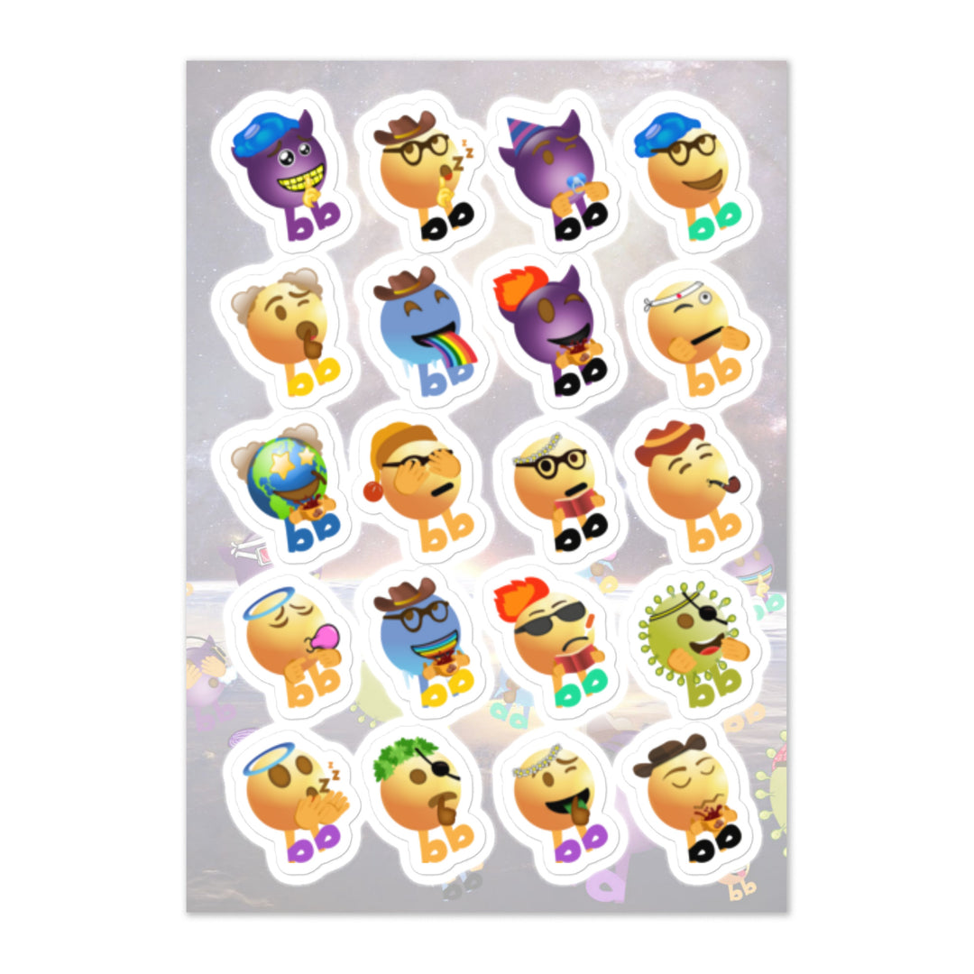 Megabb Buddy Stickers - Emojibb