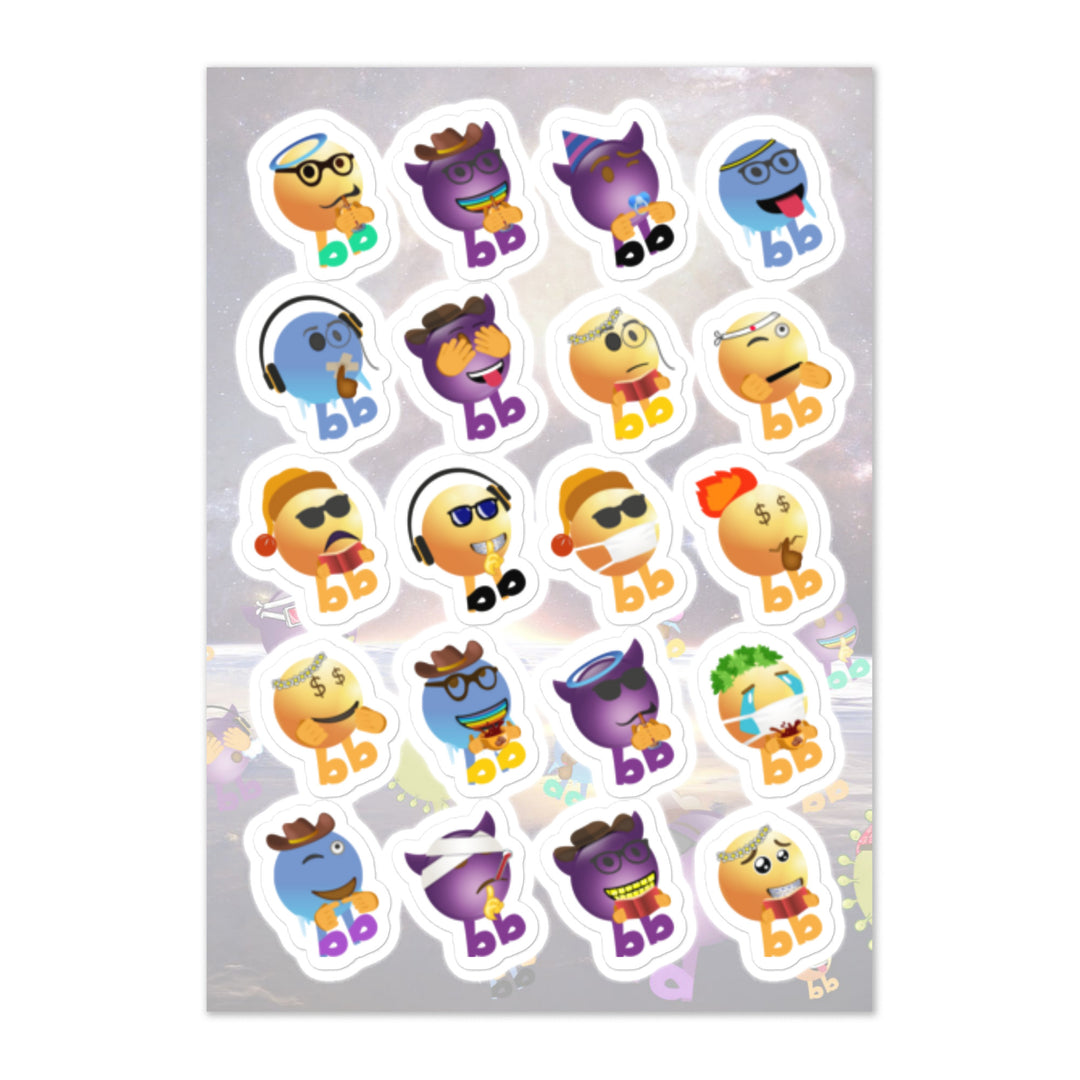 Megabb Buddy Stickers - Emojibb