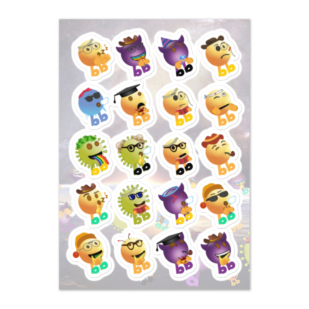 Megabb Buddy Stickers - Emojibb