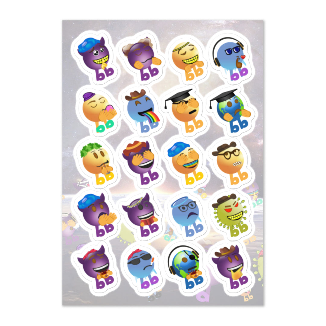 Megabb Buddy Stickers - Emojibb