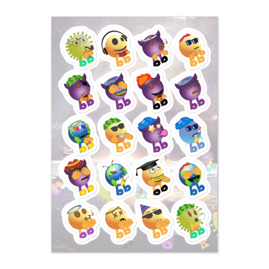 Megabb Buddy Stickers - Emojibb