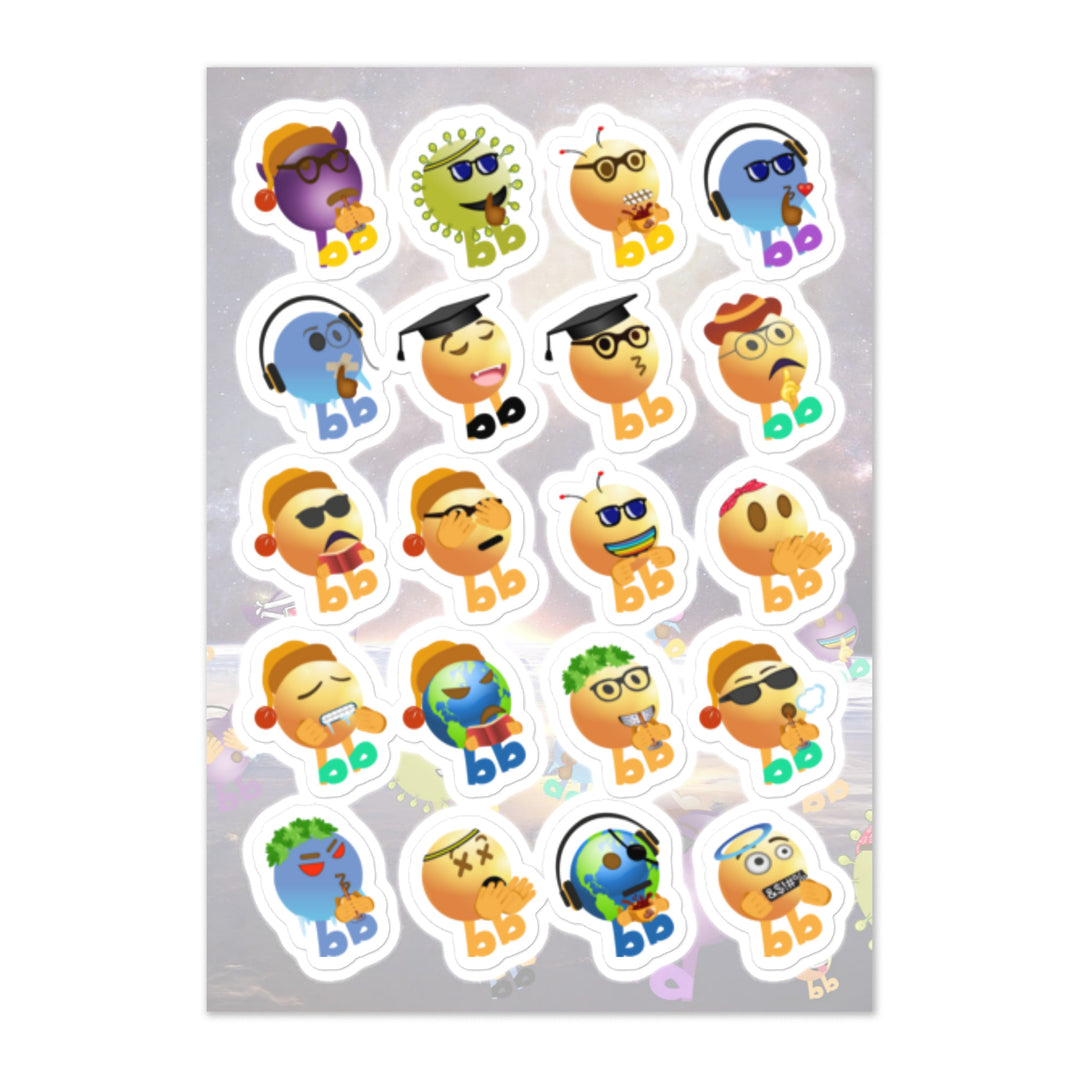 Megabb Buddy Stickers - Emojibb