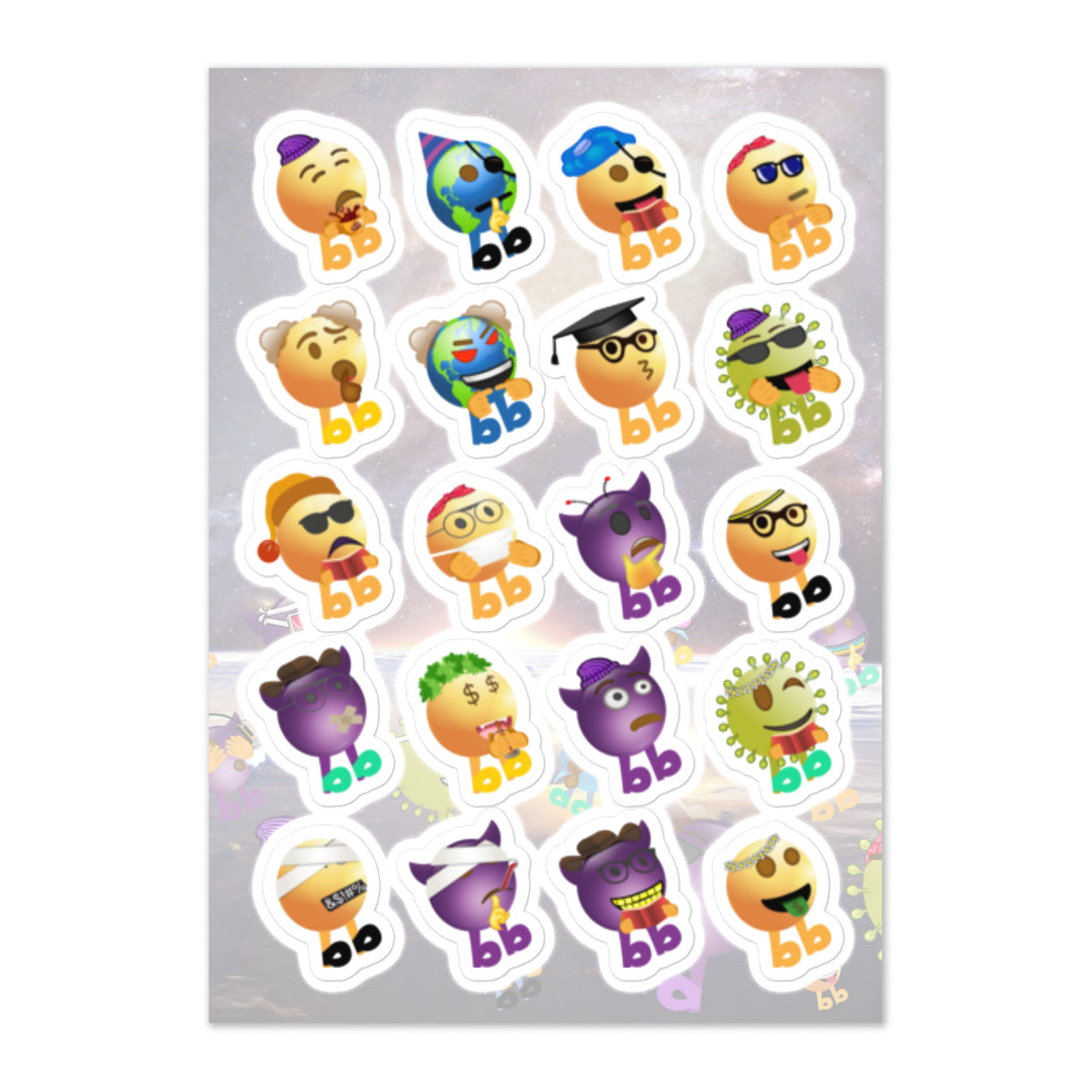 Megabb Buddy Stickers - Emojibb